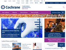 Tablet Screenshot of cochrane.org