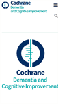 Mobile Screenshot of dementia.cochrane.org